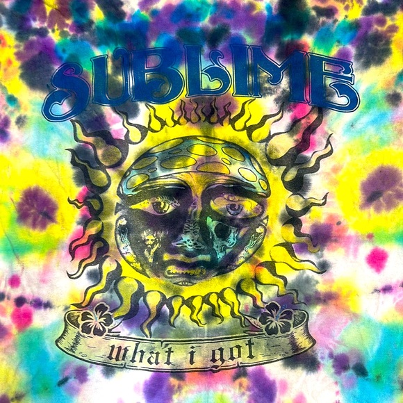 SUBLIME TIE DYED TSHIRT - Picture 1 of 4